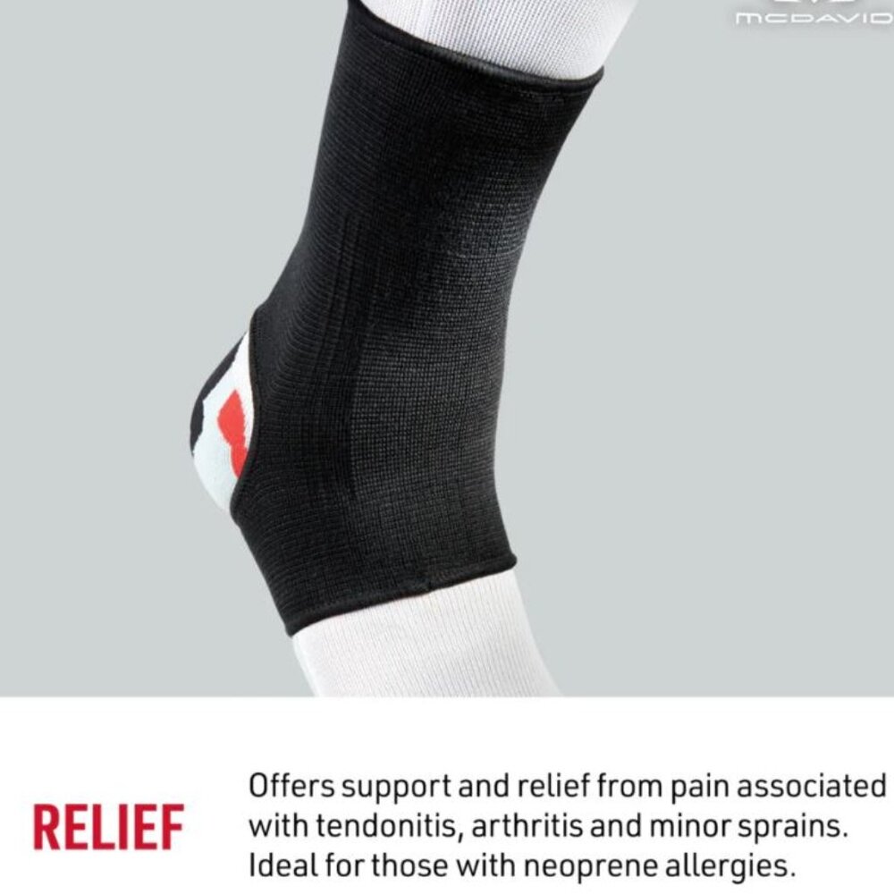 McDavid Adult Large 511 Ankle Sleeve Elastic Compression Support M11-13 W12-14 - Picture 3 of 8